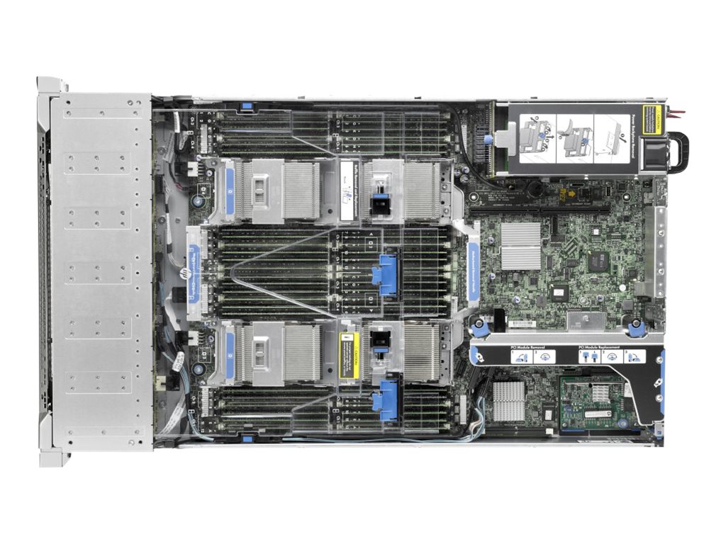 HPE ProLiant DL560 Gen8 Performance - Server - Rack-Montage - 2U - vierweg - 4 x Xeon E5-4640V2 / 2.2 GHz - RAM 128 GB - SAS - Hot-Swap 6.4 cm (2.5)