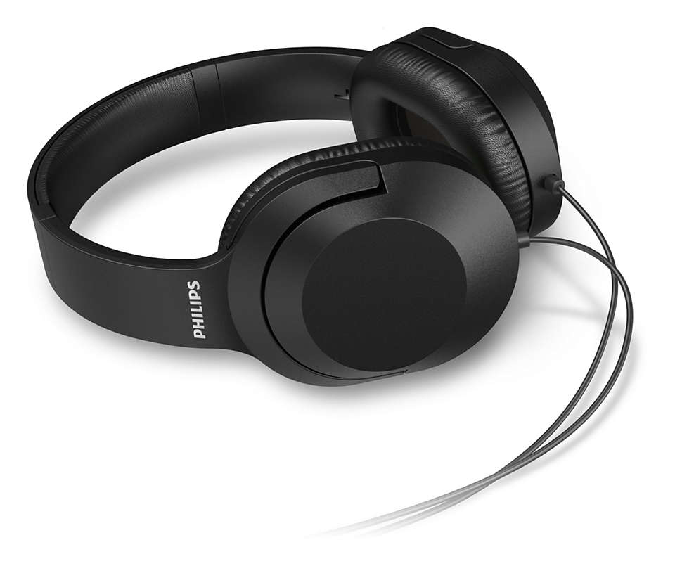 Philips TAH2005BK/00 cuffia e auricolare Cuffie Cablato A Padiglione MUSICA Nero