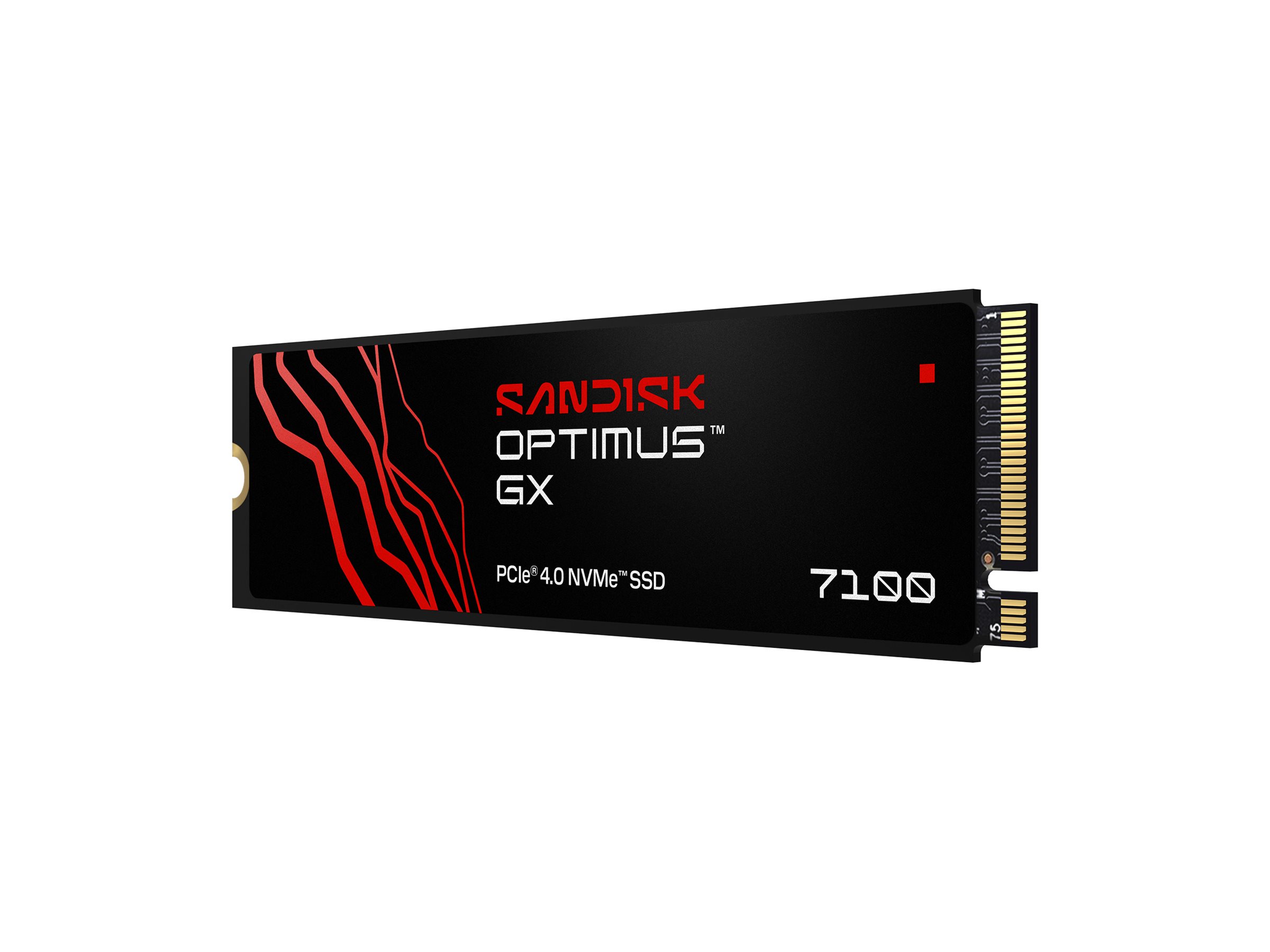 SanDisk Optimus GX 7100 - SSD - 2 TB - intern - M.2 2280 - PCIe 4.0 x4 (NVMe)