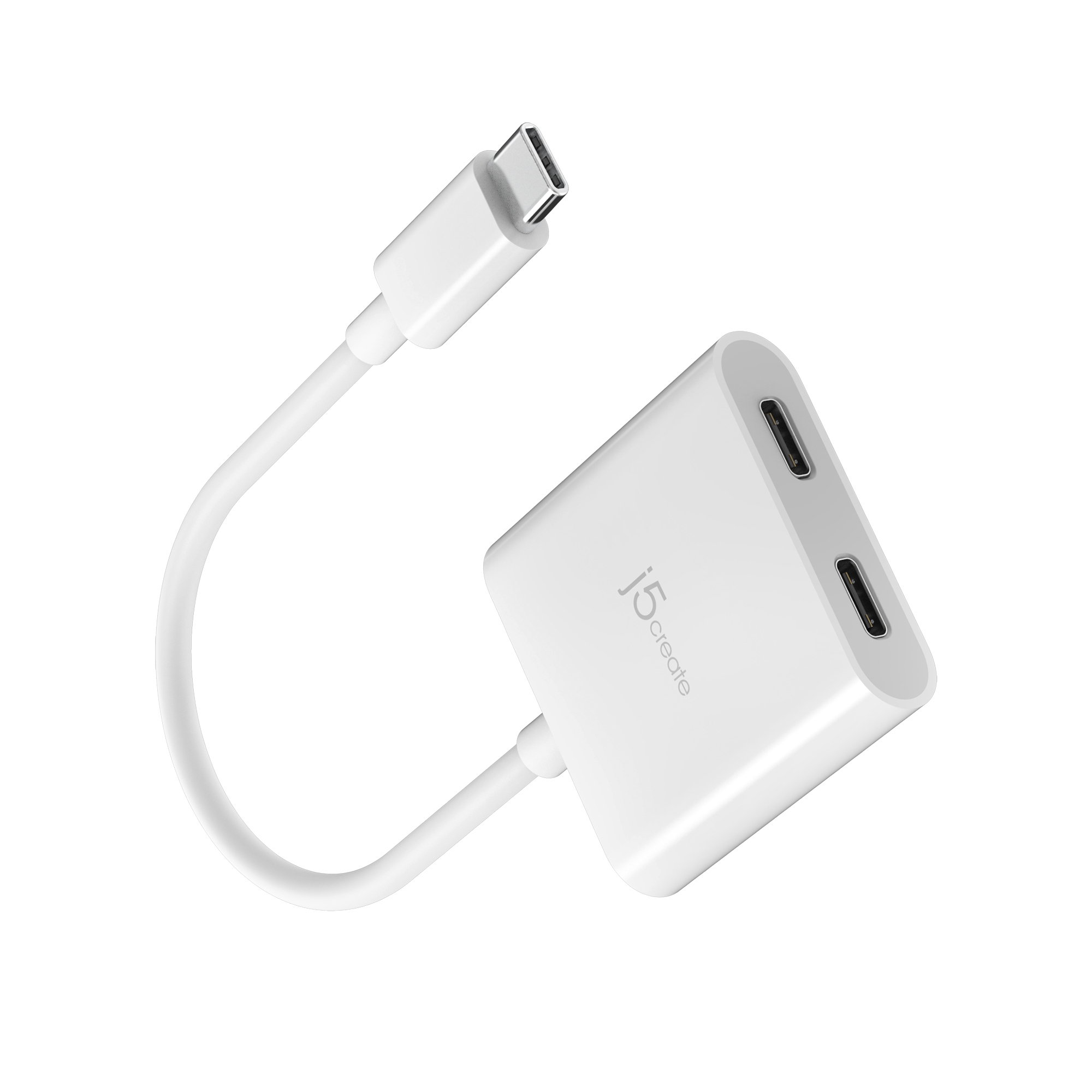 j5create JCA164 0,1 m USB tipo-C Bianco