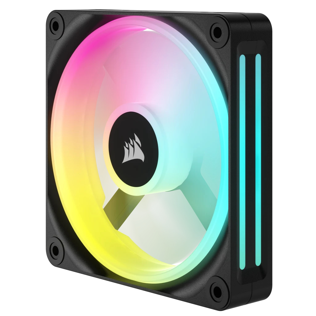 Corsair CO-9051001-WW computer cooling system Computer case Fan 12 cm Black, White 1 pc(s)