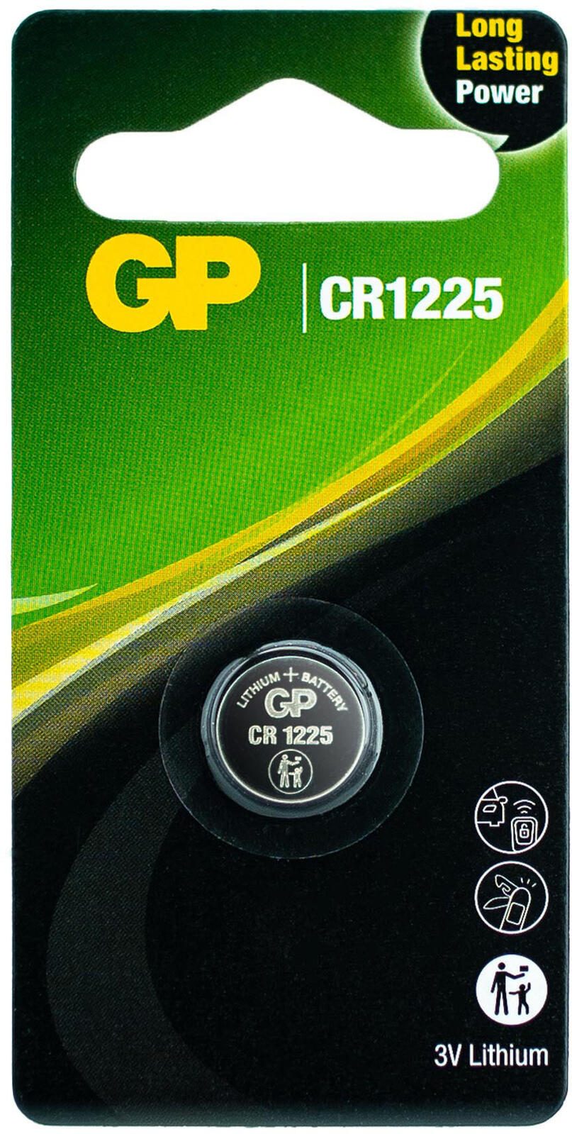 GP Battery GPCR1225STD255C1 Knopfzelle CR 1225 Lithium 62 mAh 3 V 1 St.