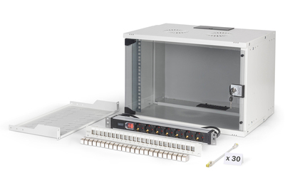 DIGITUS Netzwerk-Set SOHO Pro, 483 mm (19) - 7HE, 540 x 400 mm (B x T)