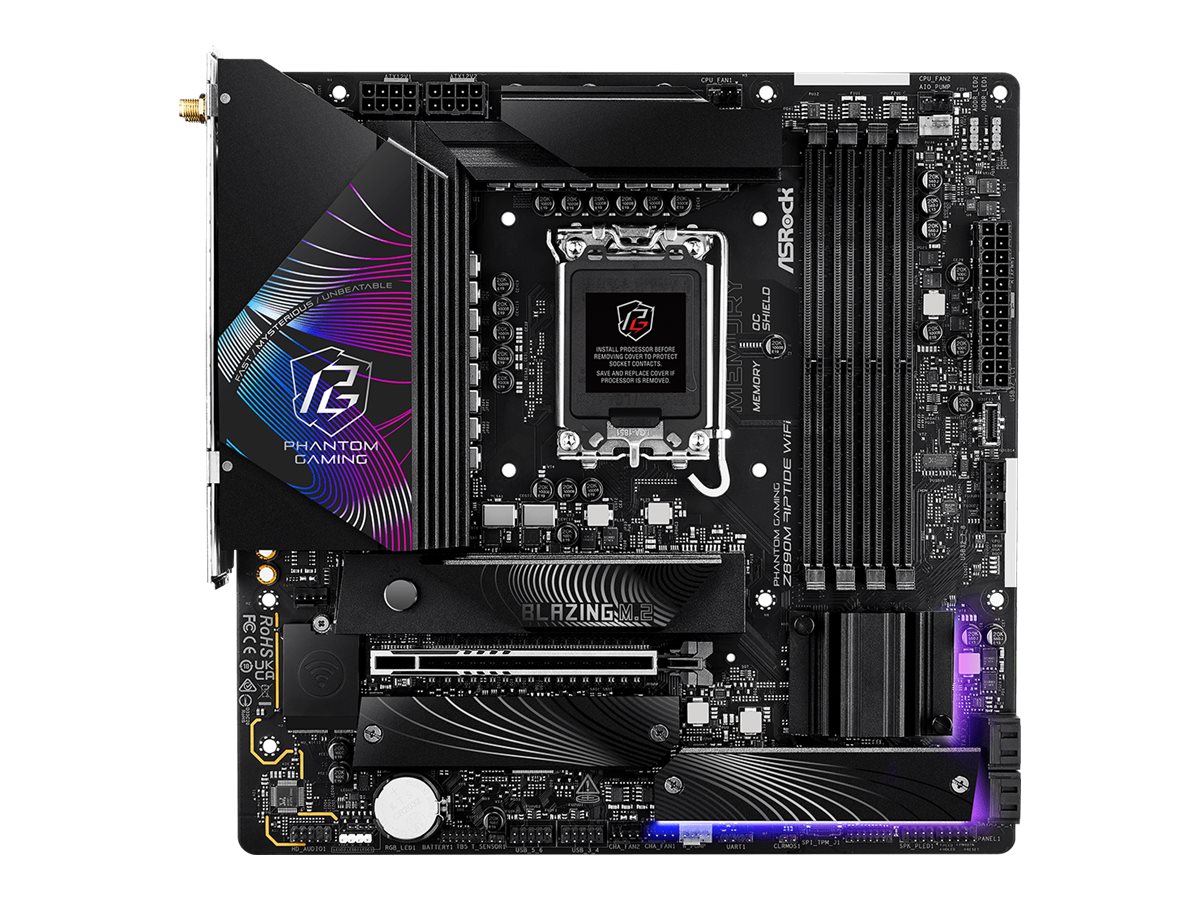 ASRock Z890M Riptide WiFi Intel DDR5 S1851 MATX - Micro/Mini/Flex-ATX