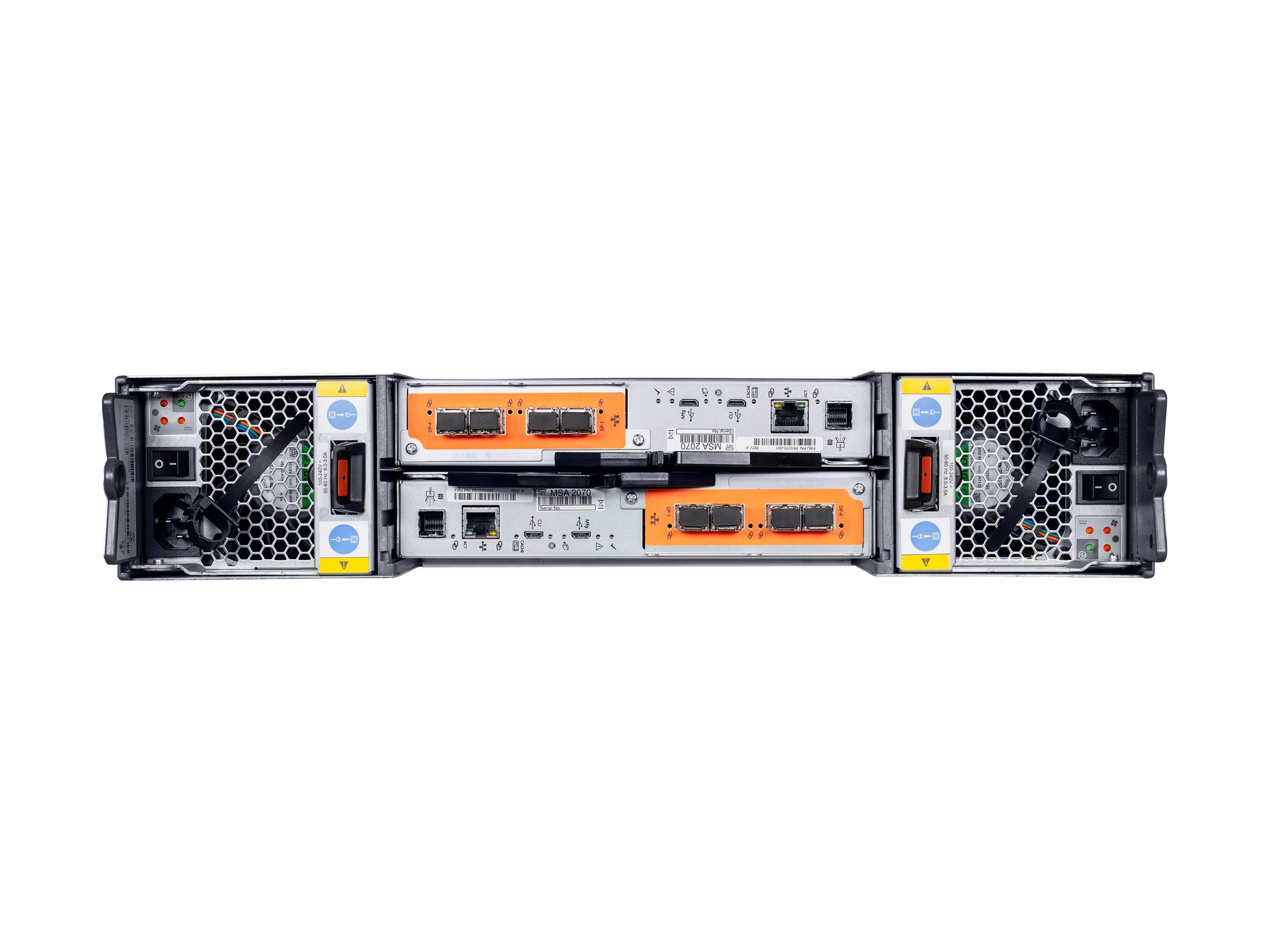 HPE Modular Smart Array 2070 10/25GbE iSCSI SFF Storage - 7th Generation - Solid State Drive Array - 23 TB - 24 Sch�chte (SAS-3)