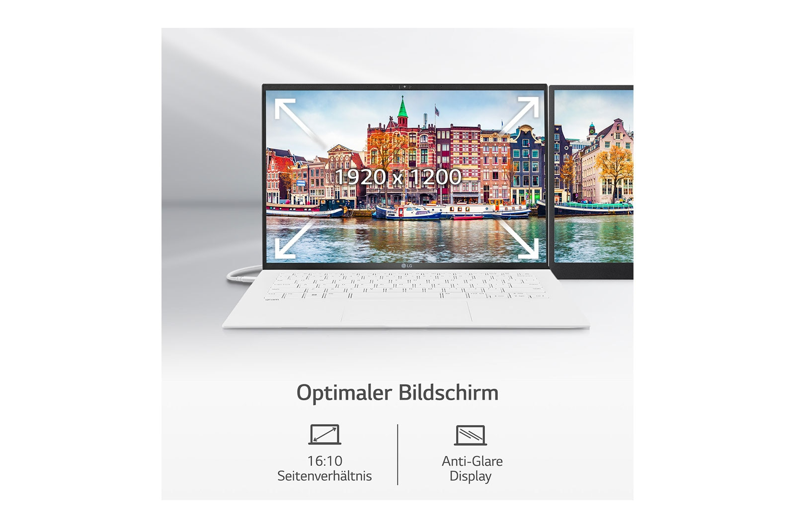 LG gram 14Z90Q-G.AA54G - Intel Core i5 1240P - Evo - Win 11 Home - Intel Iris Xe Grafikkarte - 16 GB RAM - 512 GB SSD NVMe - 35.5 cm (14)