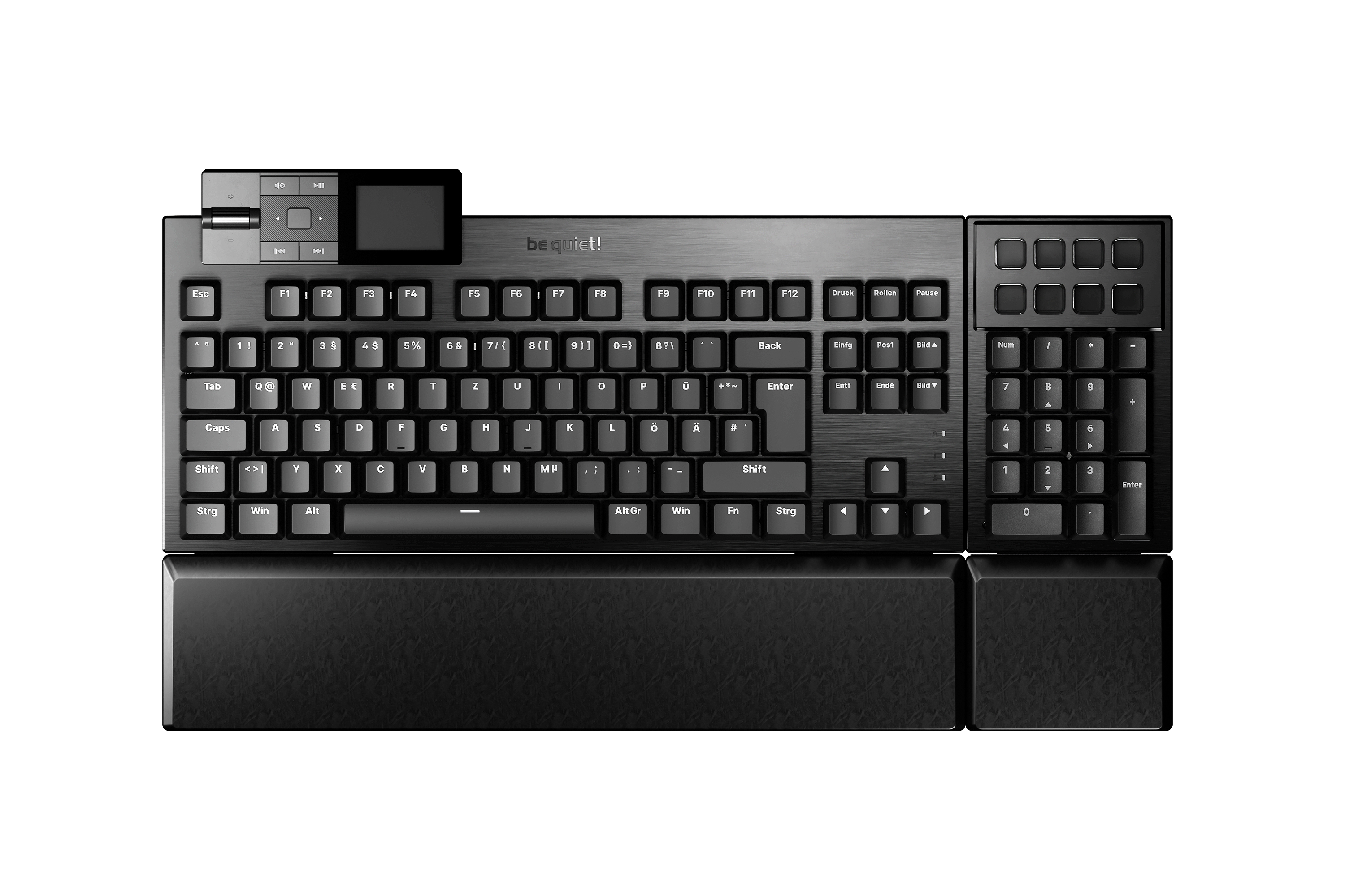 be quiet! Dark Mount Silent Tactile DE ISO keyboard Gaming USB QWERTZ German Black