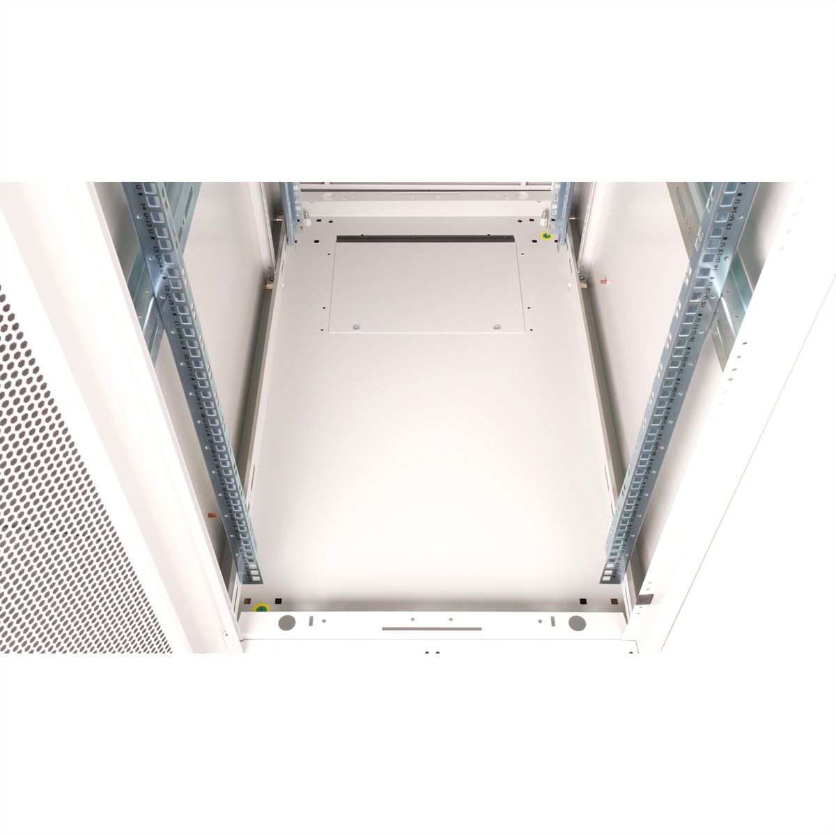 ROLINE Basic - Schrank Netzwerkschrank - perforierte T�r, 600x1000 BxT - RAL 7035, Hellgrau - 26U - 48.3 cm (19)
