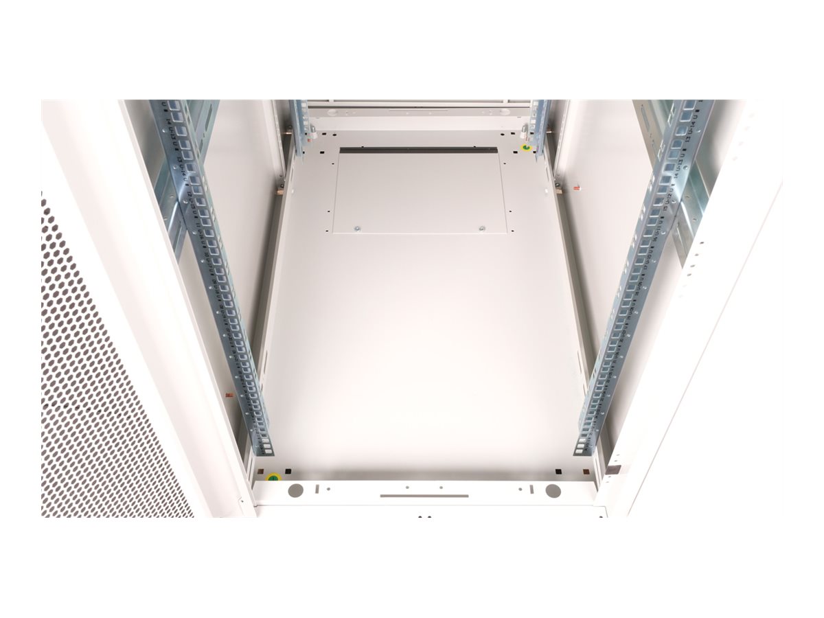 ROLINE Basic - Schrank Netzwerkschrank - perforierte T�r, 600x1000 BxT - RAL 7035, Hellgrau - 26U - 48.3 cm (19)
