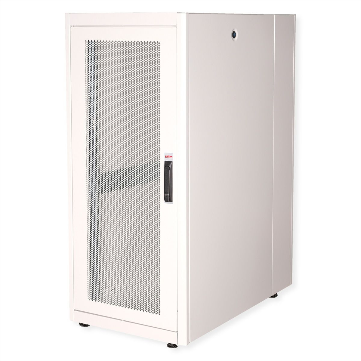 ROLINE Basic - Schrank Netzwerkschrank - perforierte T�r, 600x1000 BxT - RAL 7035, Hellgrau - 26U - 48.3 cm (19)
