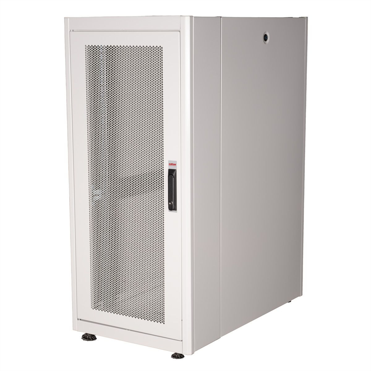 ROLINE Basic - Schrank Netzwerkschrank - perforierte T�r, 600x1000 BxT - RAL 7035, Hellgrau - 26U - 48.3 cm (19)