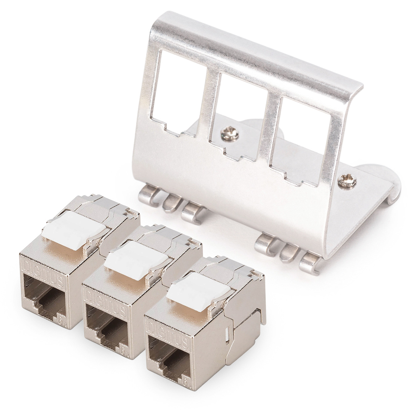 Digitus DIN-Rail Adapter with 3 DN-93615-S Keystone Modules