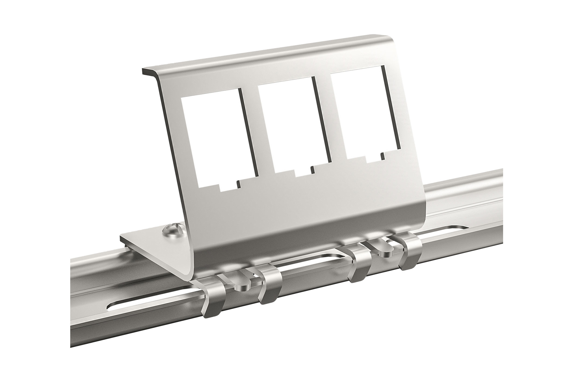 Digitus DIN-Rail Adapter with 3 DN-93615-S Keystone Modules