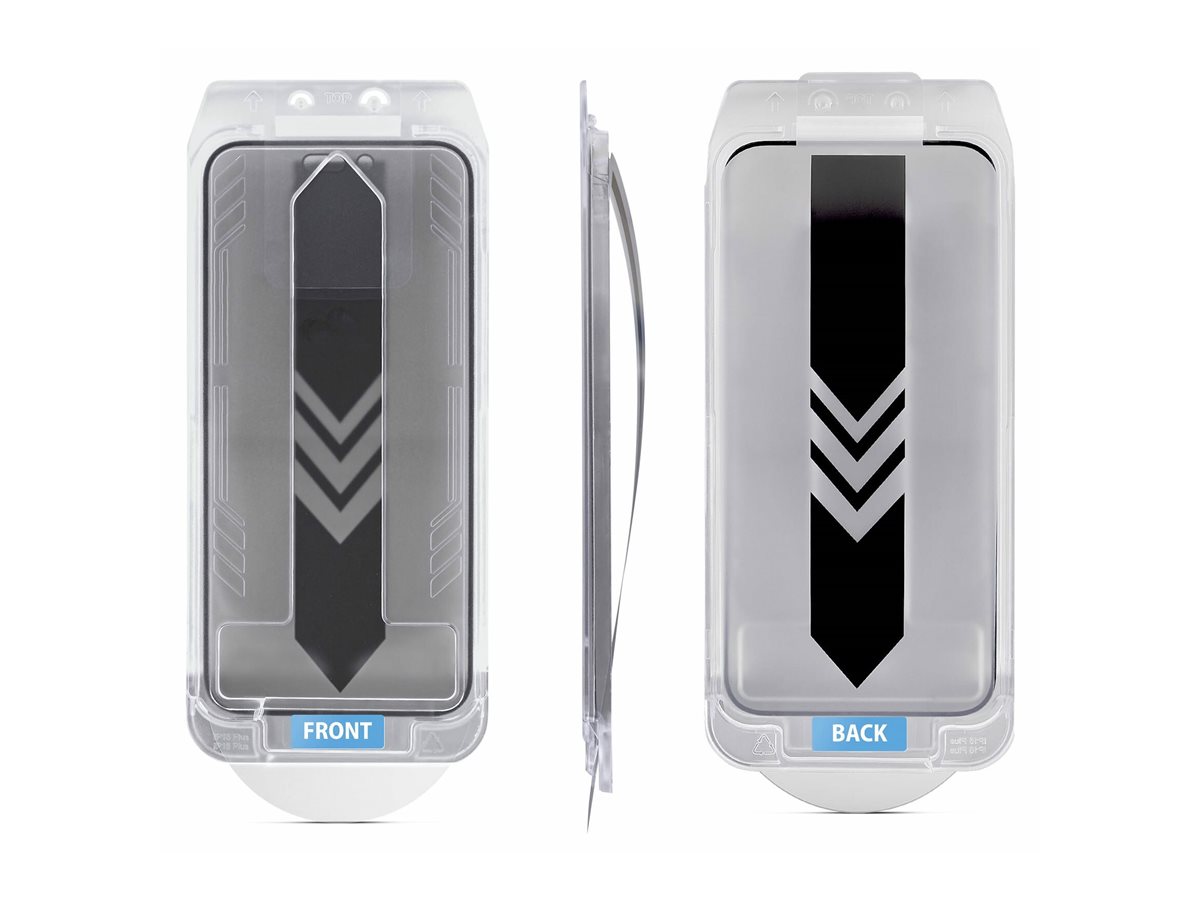 StarTech.com Filtro de Privacidad de 4 V�as y 360 para iPhone 16 - Antiesp�a para iPhone - Filtro Horizontal y Vertical - Compatible con Touchscreen - Protector de Pantalla de Vidrio Templado - TAA