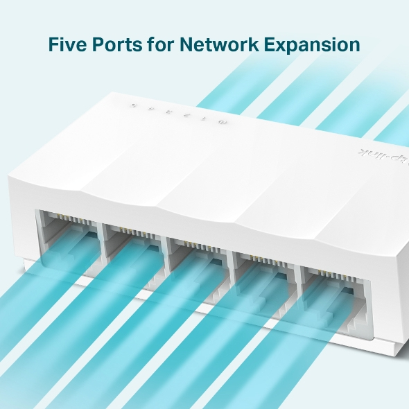 TP-Link LS1005 switch No administrado Fast Ethernet (10/100) Blanco