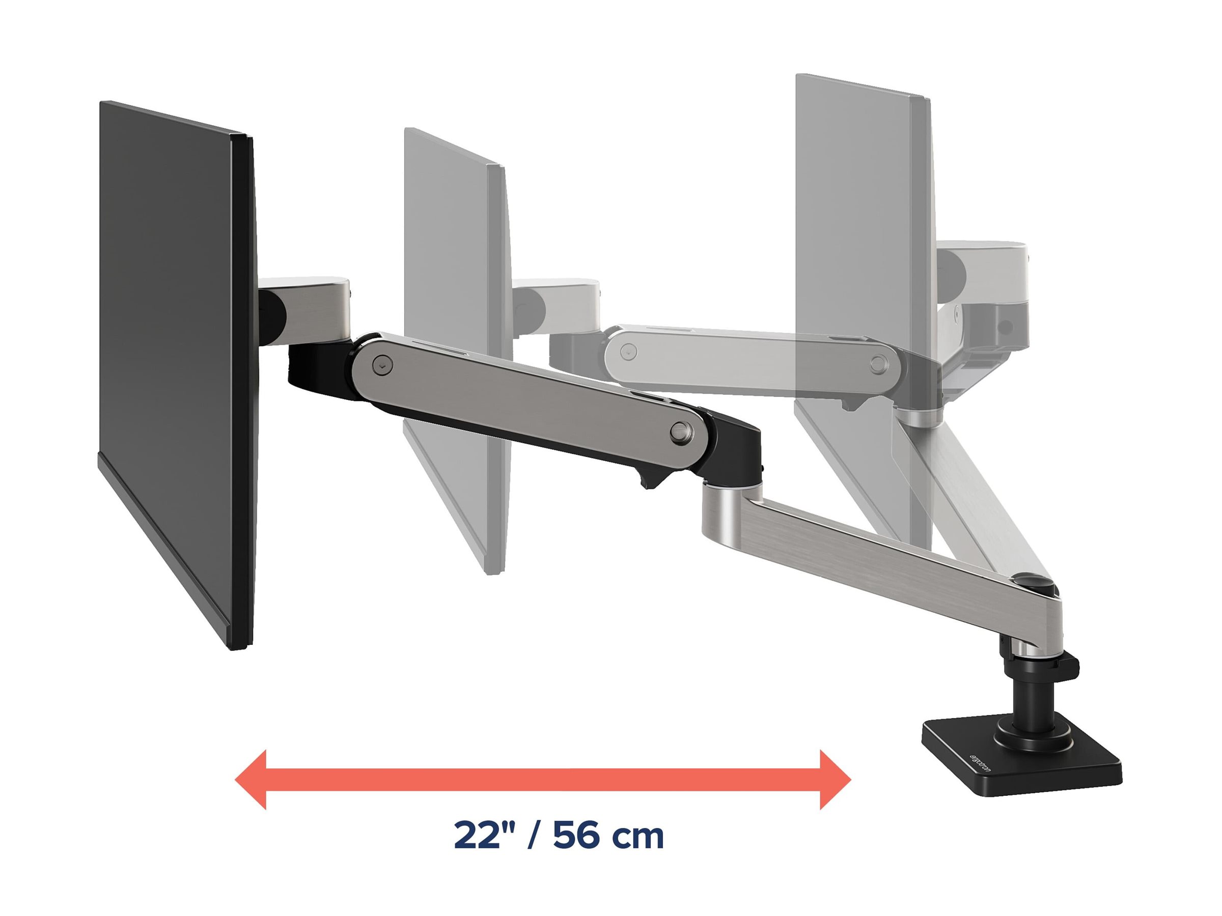 Ergotron LX Pro - Befestigungskit (Monitorarm) - f�r LCD-Display - Aluminium - Polished Aluminum - Bildschirmgr��e: bis zu 86,4 cm (bis zu 34 Zoll)