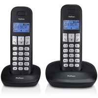 Profoon PDX-1120 - DECT-Telefon - 10 Eintragungen - Schwarz
