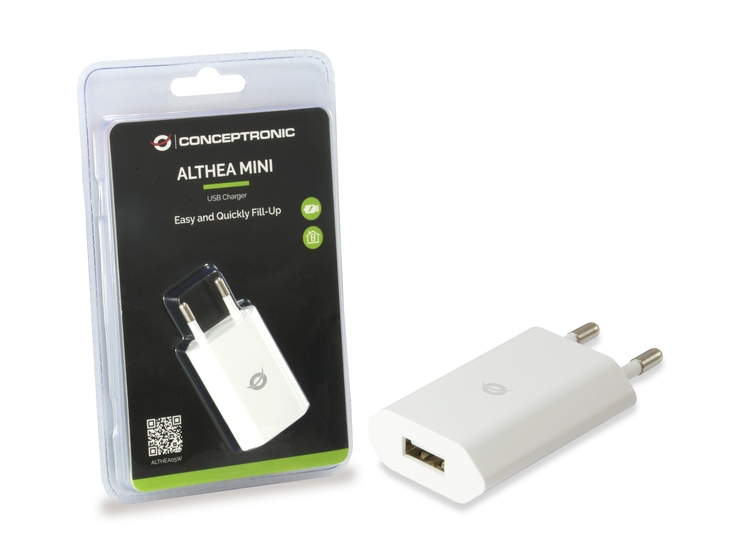 Conceptronic ALTHEA05W mobile device charger White Indoor