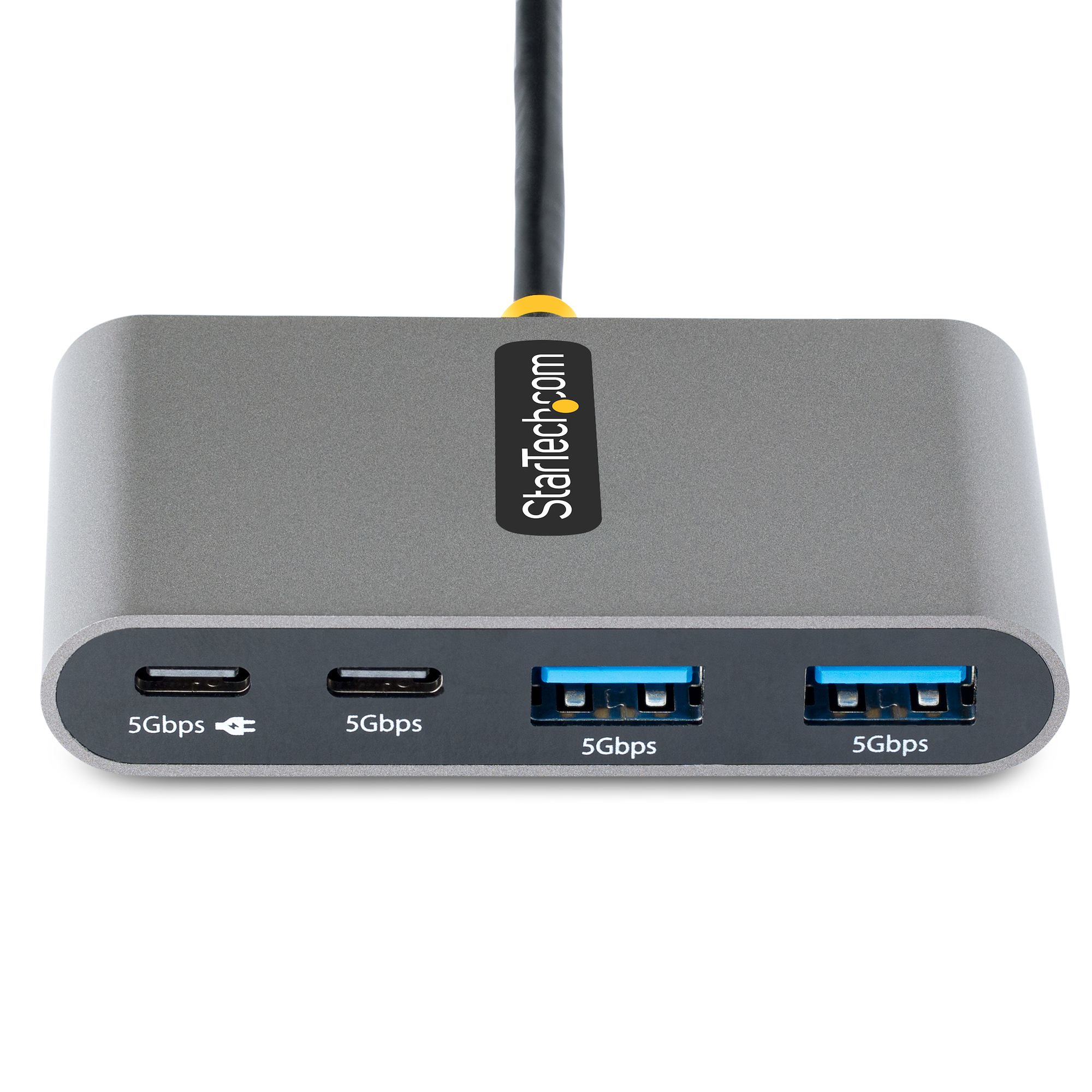 Hub Concentrador USB-C de 4 Puertos con Entrega de Alimentación de 100W de  Paso - Ladrón