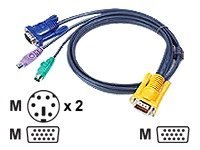 ATEN 2L-5210P cable para video, teclado y ratn (kvm) Negro 10 m