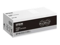Epson Double Toner Cartridge Pack 2 x 2.5k