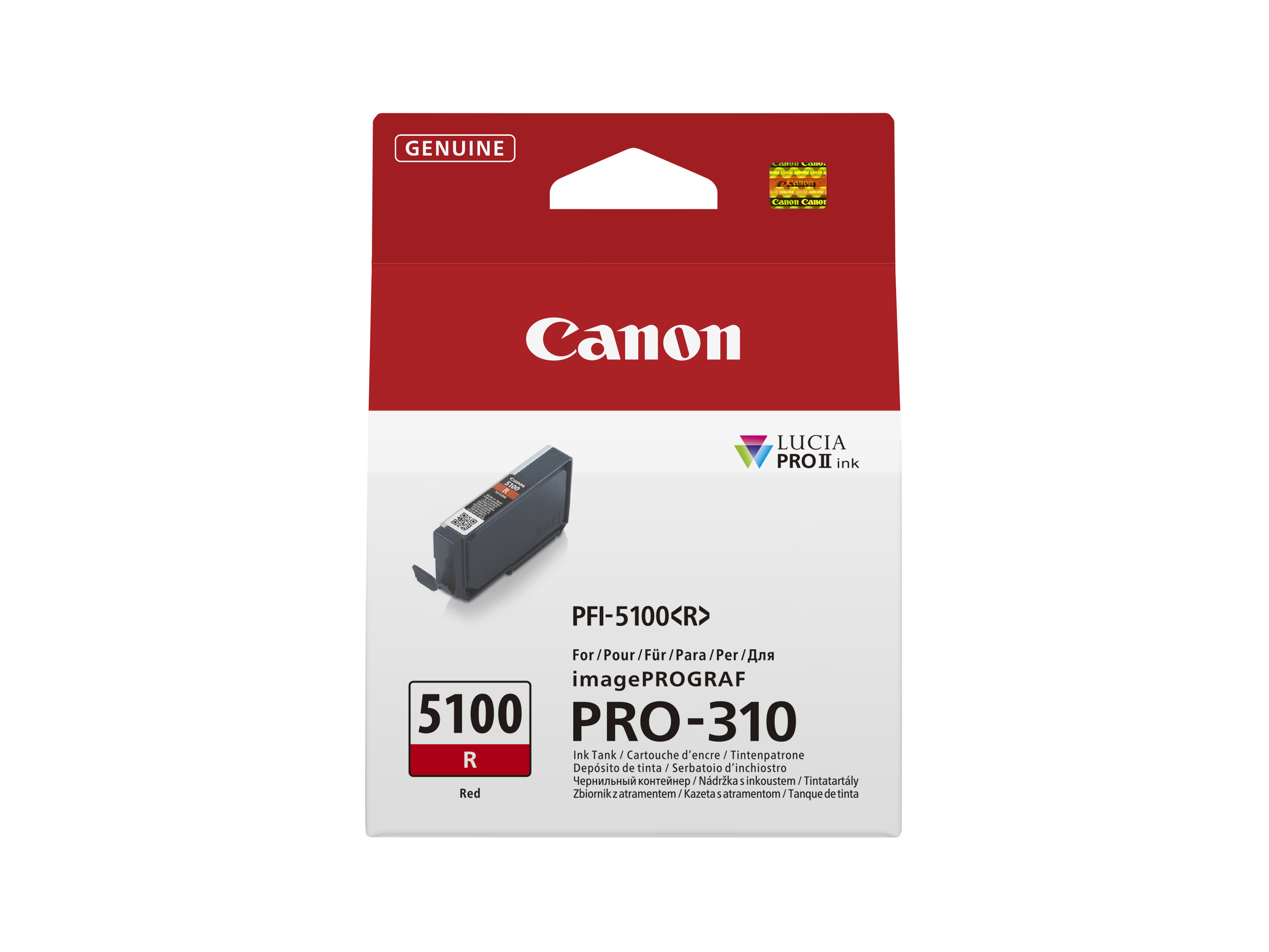 Canon PFI-5100 R cartouche dencre 1 pi�ce(s) Original Rouge