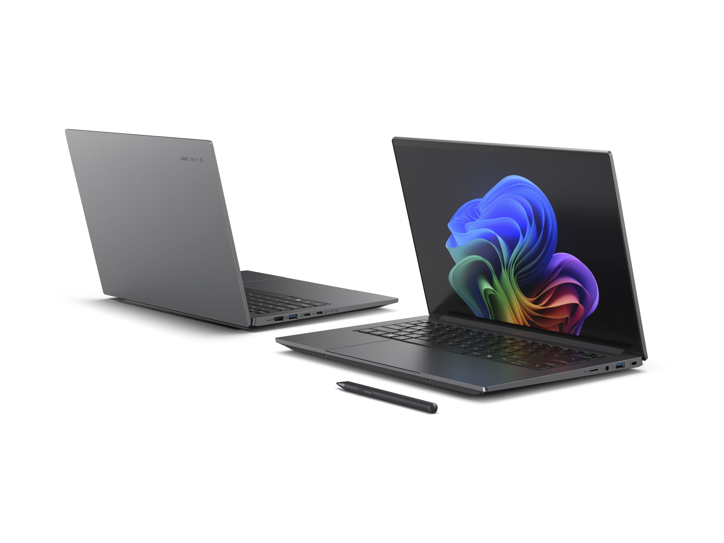 Acer Swift X 14 AI SFX14-61G - 180�-Scharnierdesign - AMD Ryzen AI 9 365 / 2 GHz - Win 11 Home - GeForce RTX 5070 - 32 GB RAM - 1.024 TB SSD NVMe, QLC x 2 - 36.8 cm (14.5)