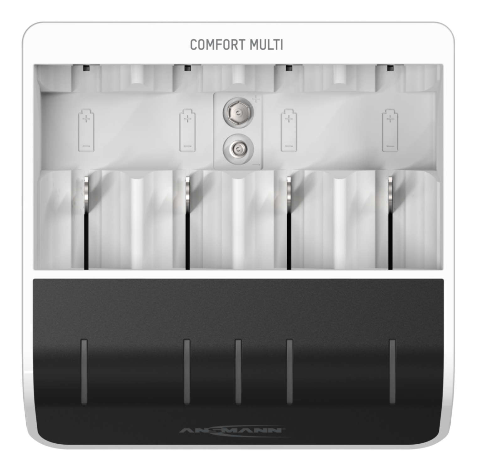 Ansmann Comfort Multi - 1,5 Std. USB-Batterieladegert - (fr AA, AAA, C, D, 9V)