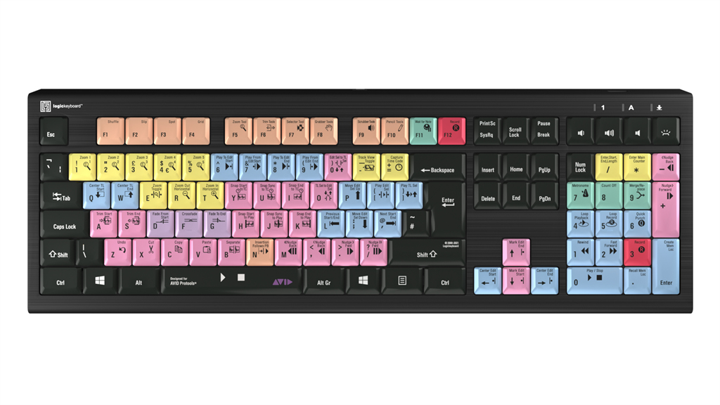 Logickeyboard ASTRA 2 teclado USB QWERTY Ingls Negro