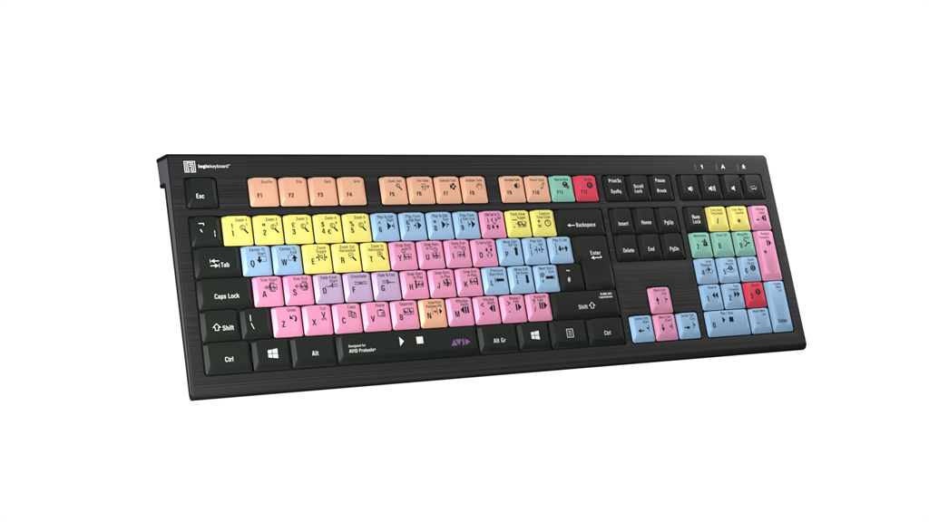 Logickeyboard ASTRA 2 teclado USB QWERTY Ingls Negro