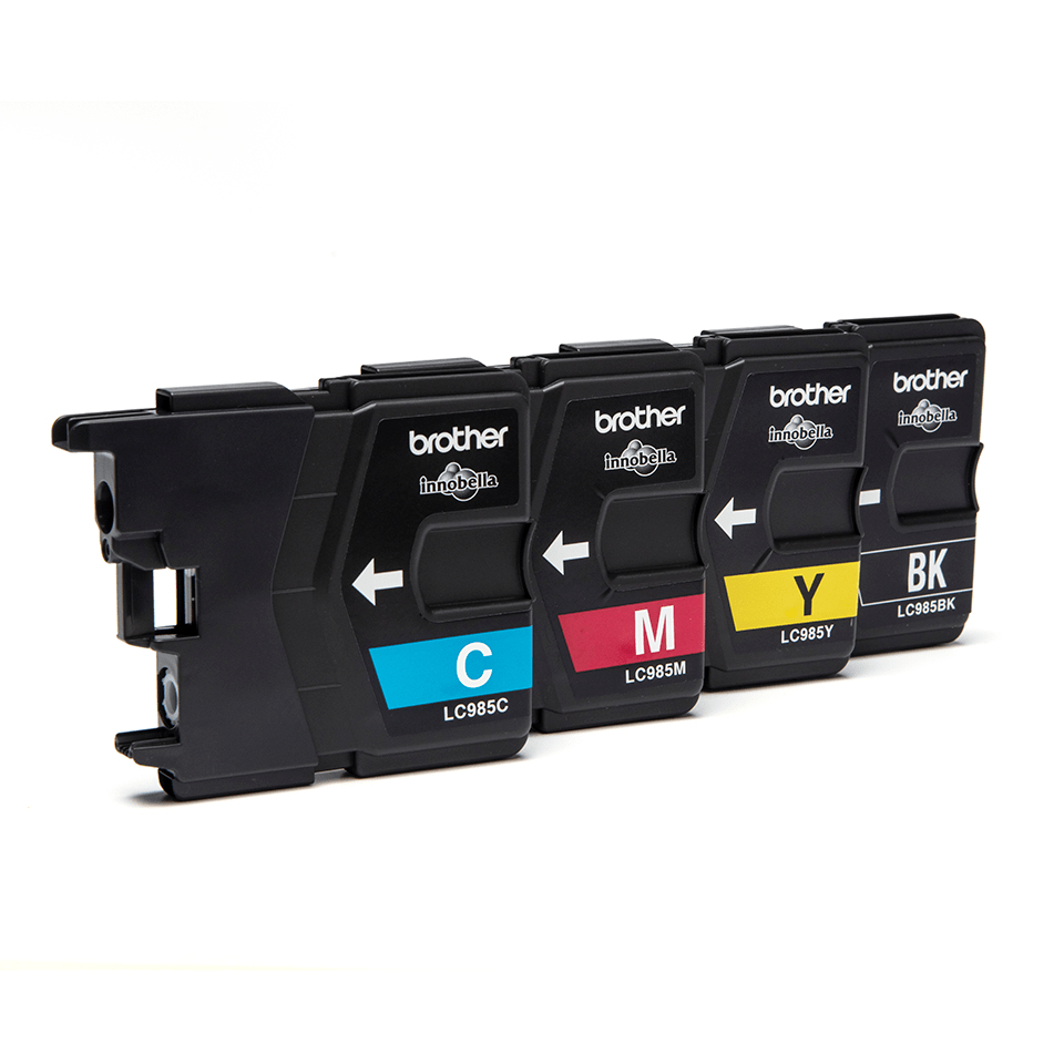 Brother LC985VALBP cartouche dencre 4 pice(s) Original Noir, Cyan, Magenta, Jaune