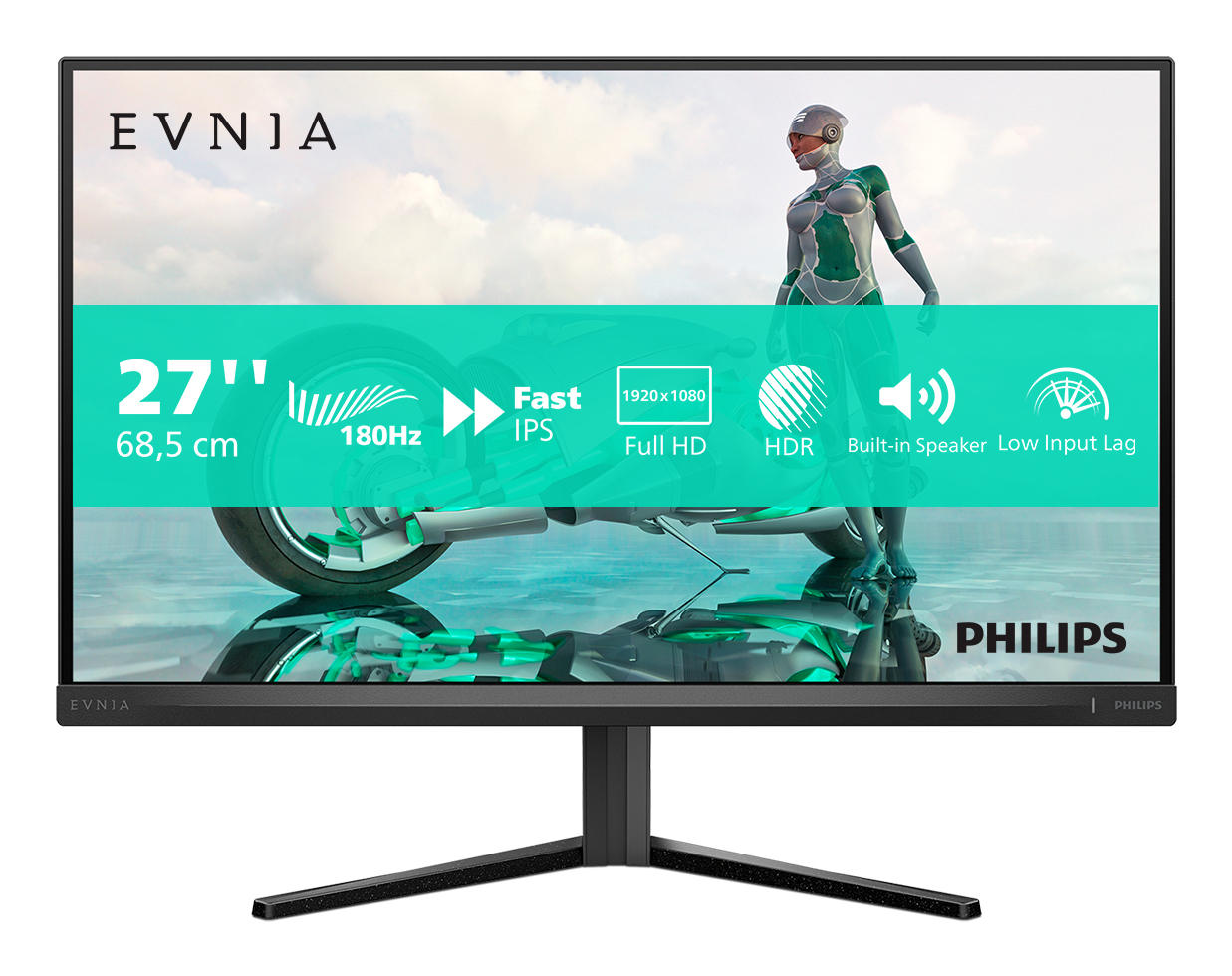 Philips Evnia 27M2N3200S/00 LED display 68.6 cm (27) 1920 x 1080 pixels Full HD LCD Black