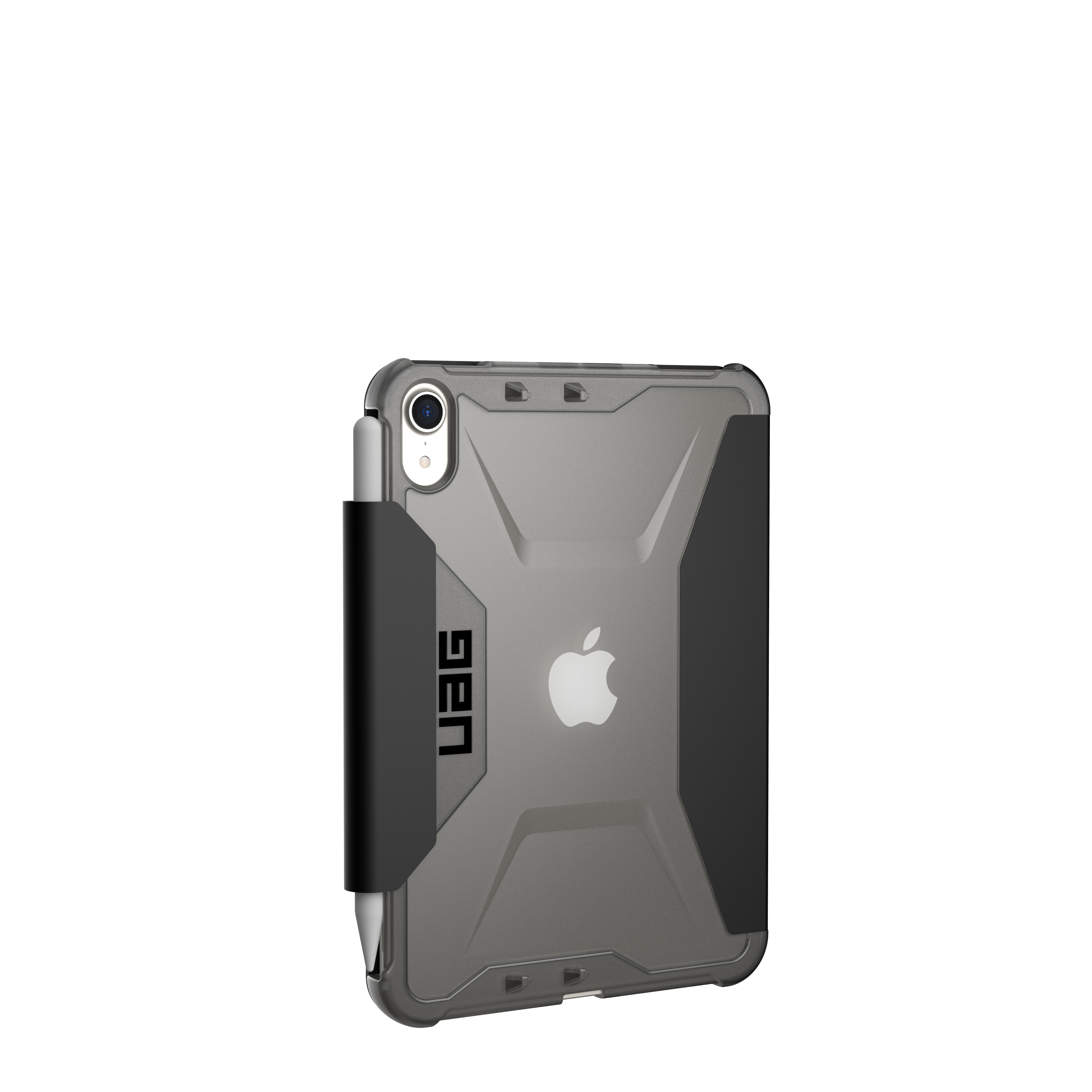 Urban Armor Gear UAG Rugged Case for iPad Mini (6th Gen, 2021) [8.3-inch] - Plyo Black/Ice - Flip-H�lle f�r Tablet - Schwarz, Ice - 8.3 - f�r Apple iPad mini (6. Generation)