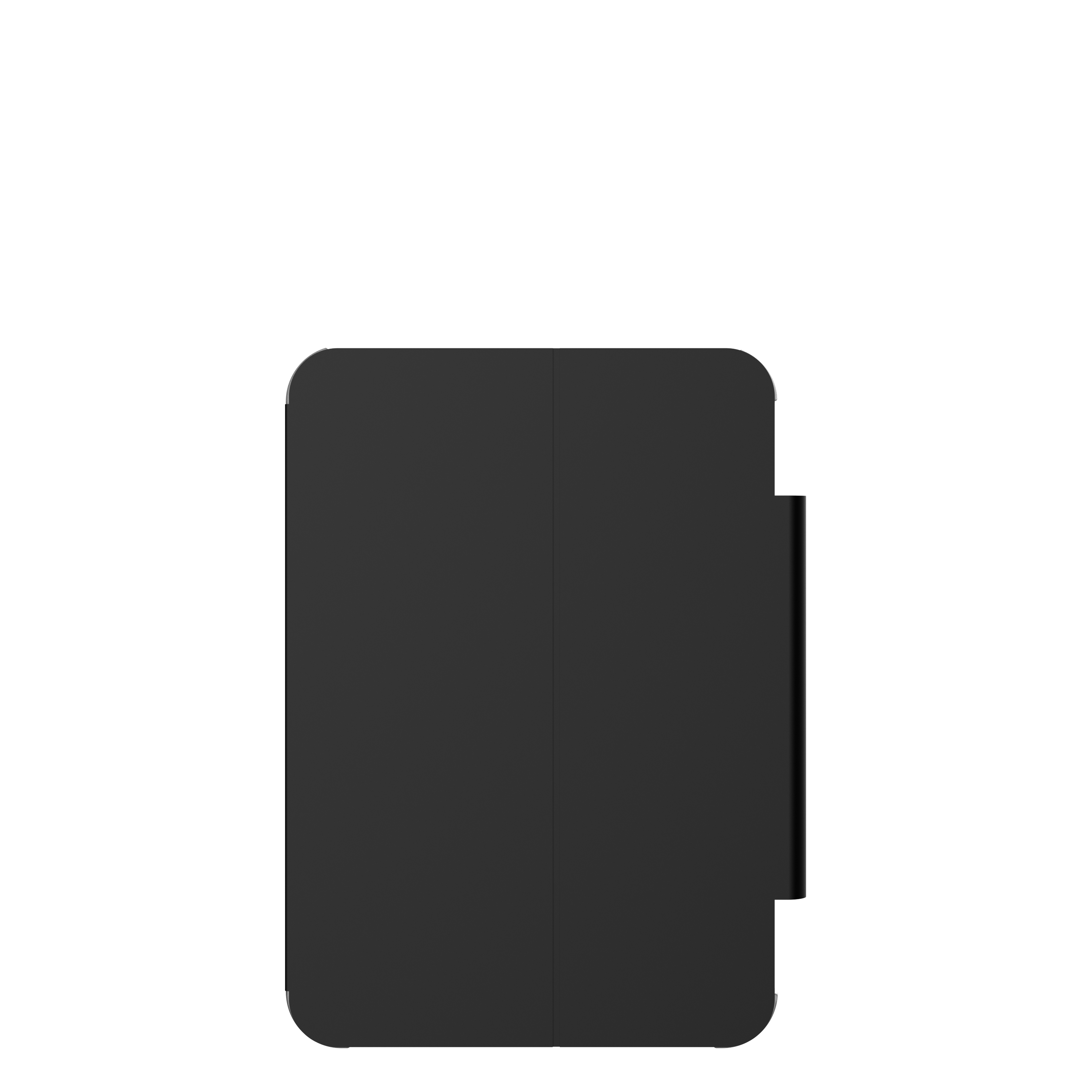 Urban Armor Gear UAG Rugged Case for iPad Mini (6th Gen, 2021) [8.3-inch] - Plyo Black/Ice - Flip-H�lle f�r Tablet - Schwarz, Ice - 8.3 - f�r Apple iPad mini (6. Generation)