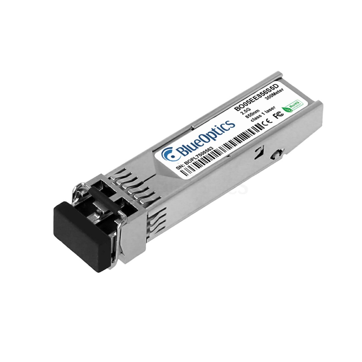 BlueOptics Planet MGB-2GSR BlueOptics BO05EE856S5D SFP Transceiver, 2.5GBASE-SX, Multimode Fiber, 850nm, 300 Meter