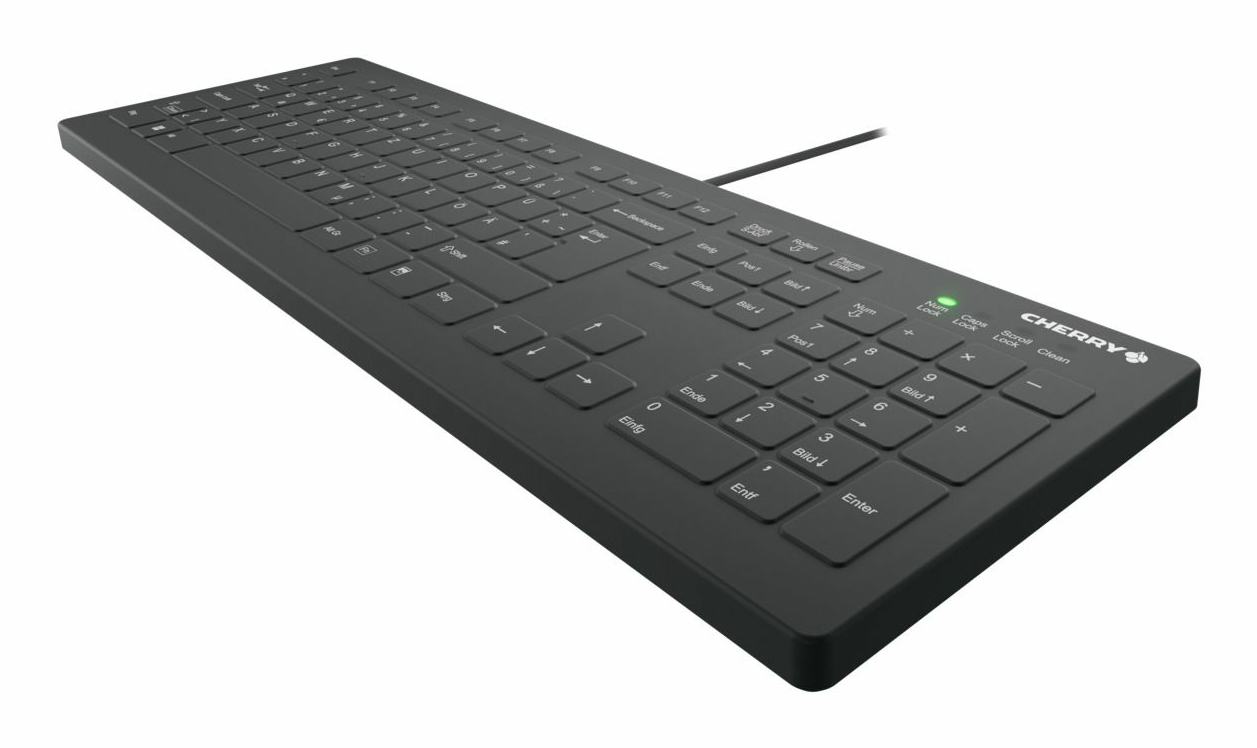 Contour Design Active Key AK-C8112 keyboard Medical USB QWERTZ Swiss Black