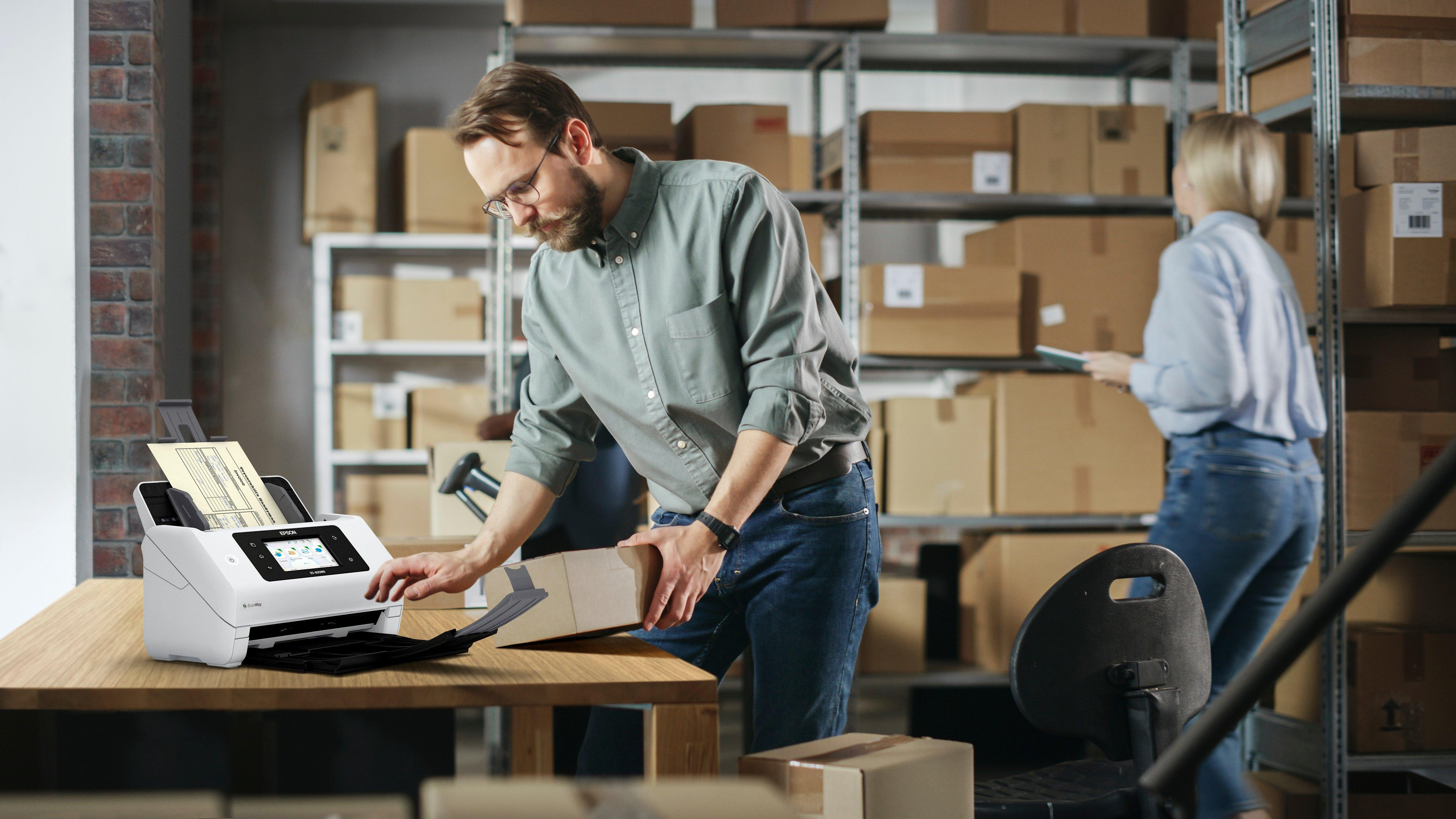 Epson WorkForce DS-800WN Sheet-fed scanner 600 x 600 DPI A4 White