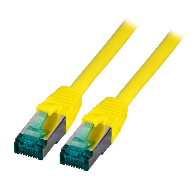 EFB Elektronik MK6001.0,25Y c�ble de r�seau Jaune 0,25 m Cat6a S/FTP (S-STP)