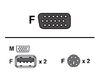 ATEN LIN5-27X6-U21G - Tastatur- / Video- / Maus- (KVM-)