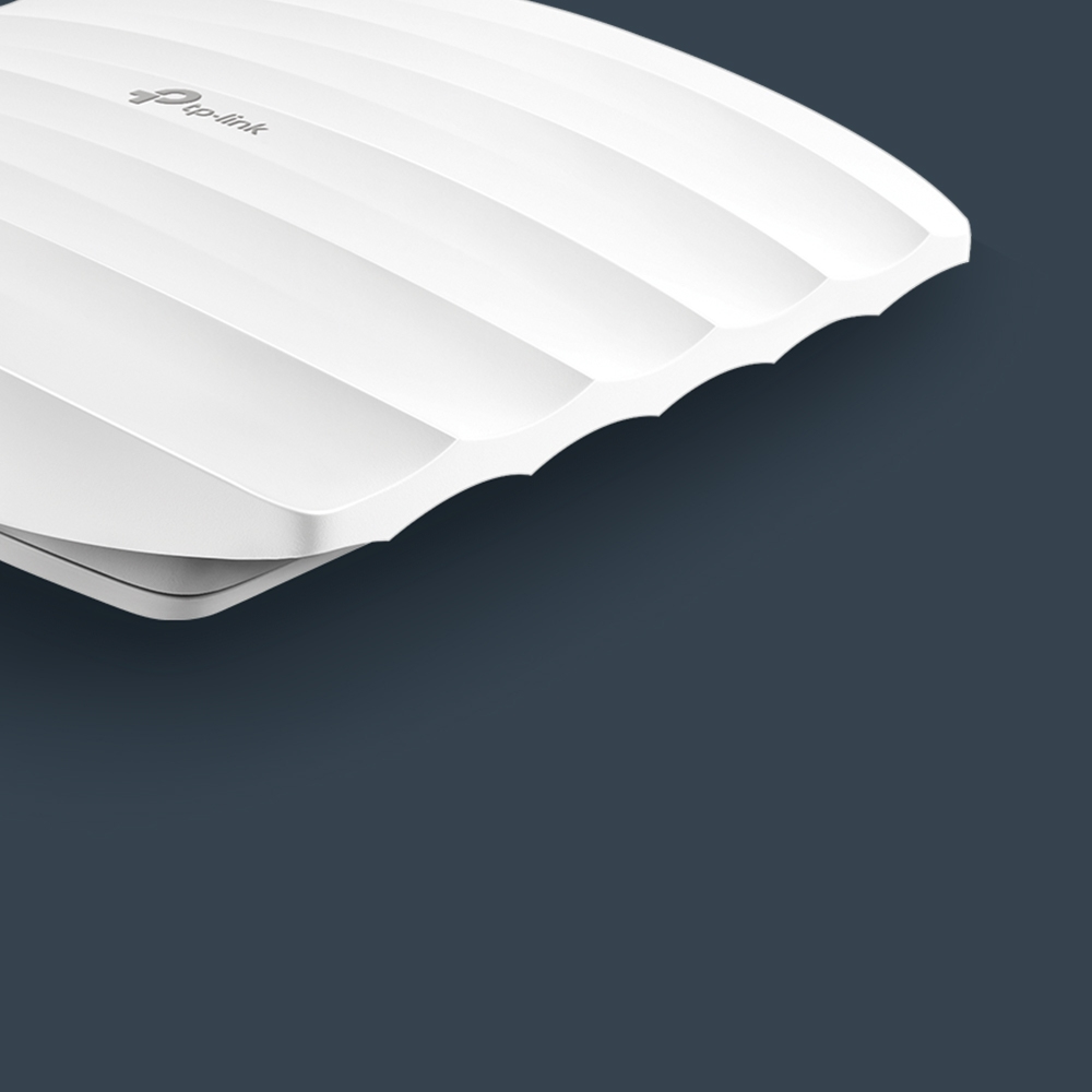 TP-Link EAP110 point dacc�s r�seaux locaux sans fil 300 Mbit/s Blanc Connexion Ethernet, supportant lalimentation via ce port (PoE)
