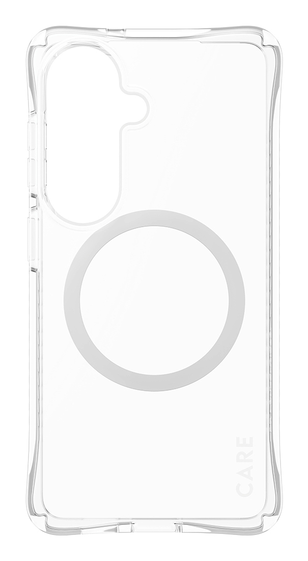 PanzerGlass CARE by � Samba Case Transparent w. White Qi Samsung Galaxy S26 funda para tel�fono m�vil 16 cm (6.3) Transparente