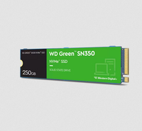 WD Green SN350 NVMe SSD 250GB M.2 2280 PCIe Gen3 - Solid State Disk - NVMe