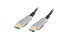 Lanberg HDMI M/M V2.0 KABEL SCHWARZ OPTISCH AOC - Kabel - Digital/Display/Video