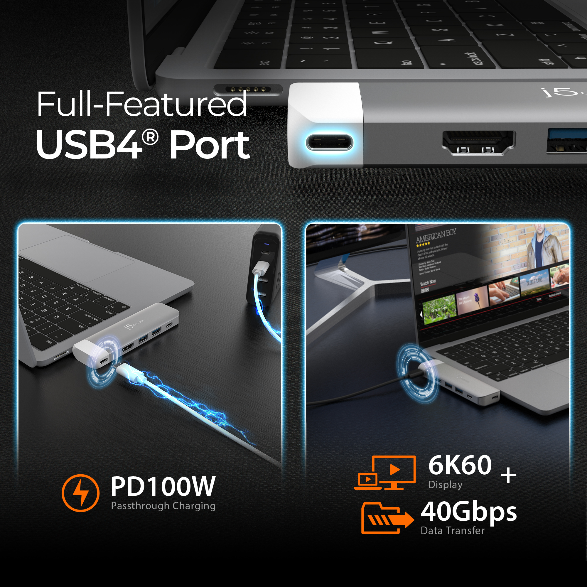 j5create JCD394 USB-C� 6K Premium Hub