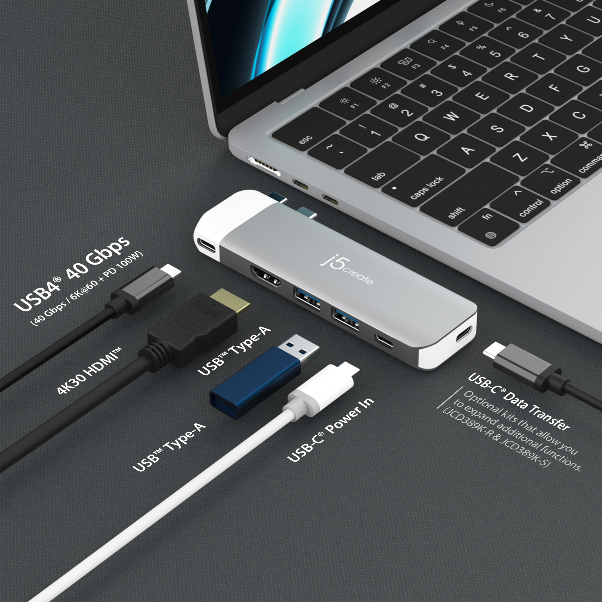 j5create JCD394 USB-C� 6K Premium Hub