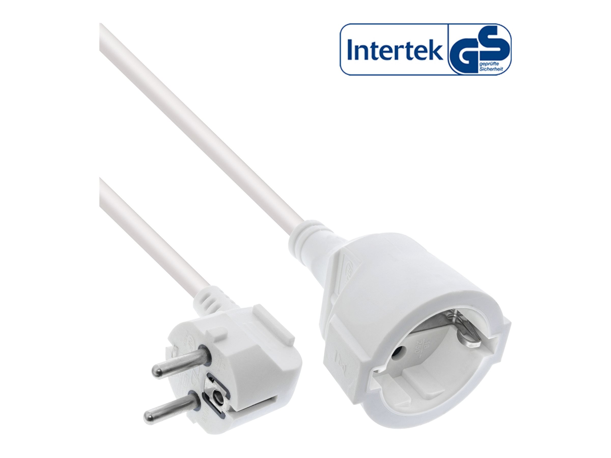 InLine 16400U multiprise 1 m 1 sortie(s) CA Intrieure Blanc