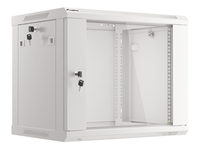 Lanberg WF01-6409-10S - Wandmontiertes Regal - 9U - 60 kg - 18 kg - Grau