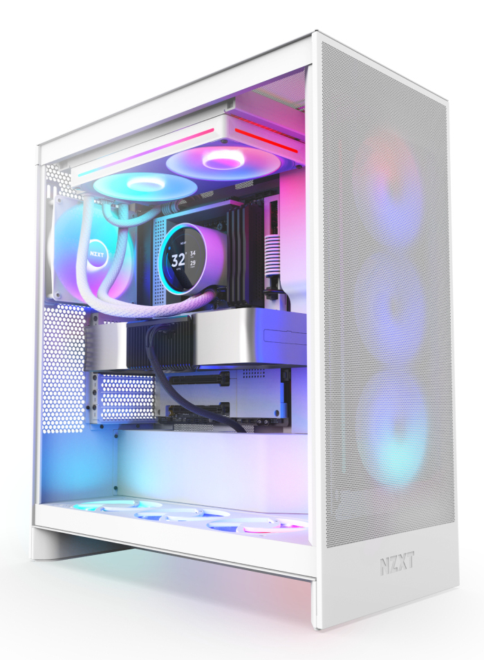 NZXT Kraken Elite 280 RGB Processeur Refroidisseur de liquide tout-en-un 14 cm Blanc 1 pi�ce(s)
