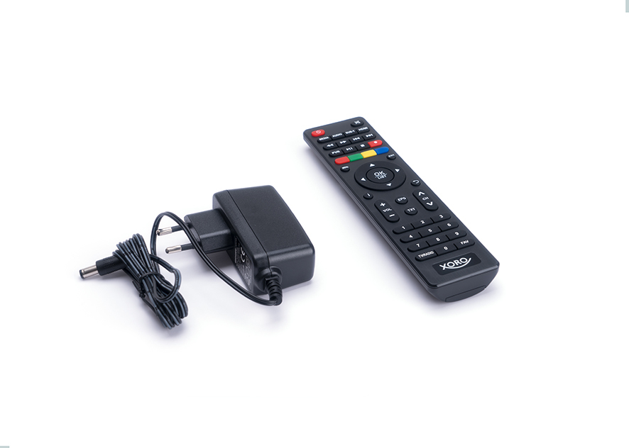 Xoro HRT 8770 Twin Cable, Ethernet (RJ-45), Satellite 4K Ultra HD Black