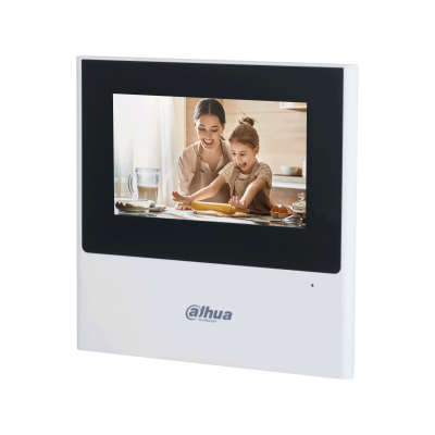 Dahua Technology VTH2611L-WP sistema de intercomunicaci�n de video 10,9 cm (4.3) Negro, Blanco